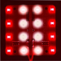 Preview: Namensschild-Beleuchtung LED16 rot