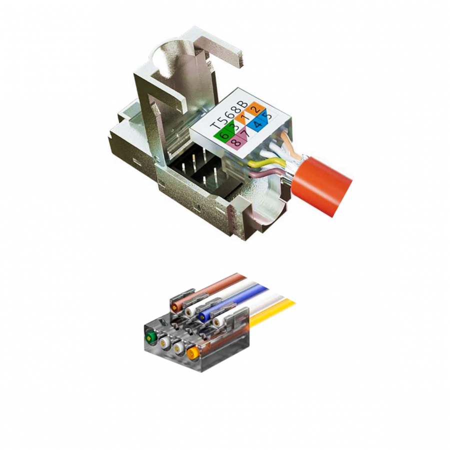 RJ45 Stecker geschirmt